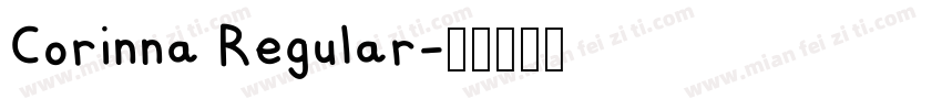 Corinna Regular字体转换